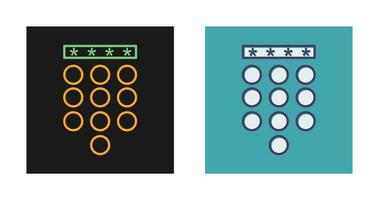 Passcode Lock Vector Icon