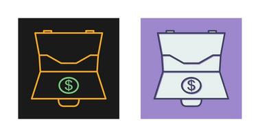 Dollar Briefcase Vector Icon