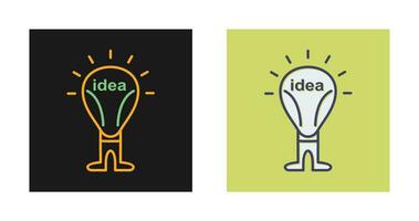 icono de vector de idea brillante