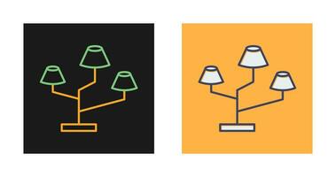 Lamps Stand Vector Icon