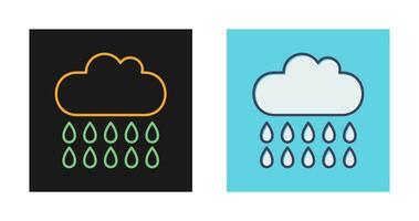 icono de vector de lluvia