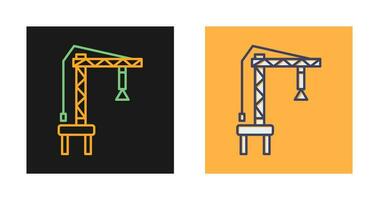 Harbor Crane Vector Icon