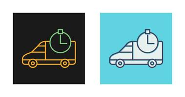 Time Based Delivery Vector Icon