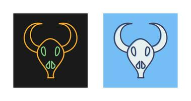 Bull Horns Vector Icon