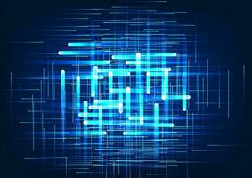 tecnología antecedentes utilizar degradado rayas superposición cada otro en un único forma. se refiere a el tecnología de transmitiendo datos mediante el Internet con grande datos y alto velocidad. vector