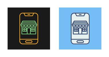 Mobile Store Vector Icon