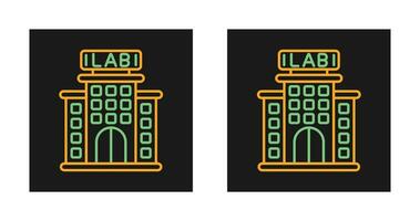 icono de vector de laboratorio