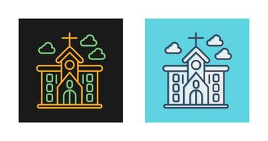 icono de vector de iglesia