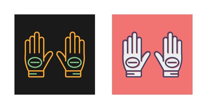 icono de vector de guante