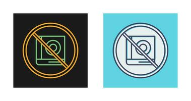 No Education Vector Icon