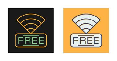 icono de vector wifi gratis