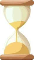 Hourglass Sand clock flat style vector illustration, sandglass , vintage clock, ancient sand clock stock vector image clip art