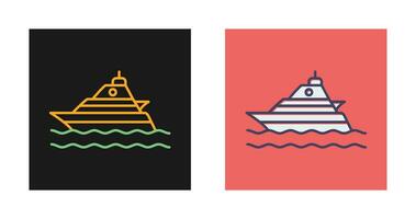 Yacht Vector Icon