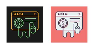 Pay Per Click Vector Icon