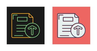 Files Upload Vector Icon