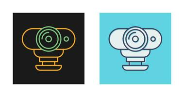 icono de vector de webcam