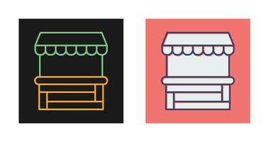 Food Stand Vector Icon