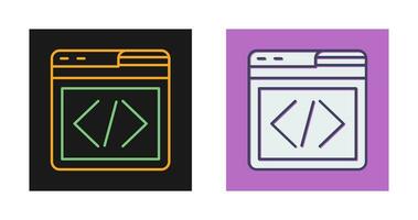 Web Programing Vector Icon