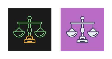 Justice Scale Vector Icon