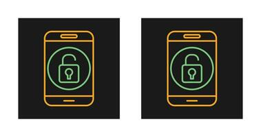 Unlock Mobile Vector Icon