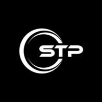 stp logo diseño, inspiración para un único identidad. moderno elegancia y creativo diseño. filigrana tu éxito con el sorprendentes esta logo. vector