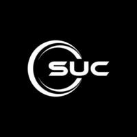 SUC Logo Design, Inspiration for a Unique Identity. Modern Elegance and Creative Design. Watermark Your Success with the Striking this Logo. vector