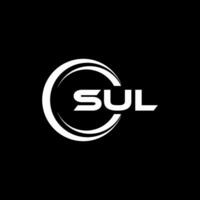 SUL Logo Design, Inspiration for a Unique Identity. Modern Elegance and Creative Design. Watermark Your Success with the Striking this Logo. vector