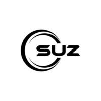 suz logo diseño, inspiración para un único identidad. moderno elegancia y creativo diseño. filigrana tu éxito con el sorprendentes esta logo. vector