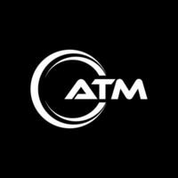 ATM Logo Design, Inspiration for a Unique Identity. Modern Elegance and Creative Design. Watermark Your Success with the Striking this Logo. vector