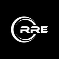 RRE Logo Design, Inspiration for a Unique Identity. Modern Elegance and Creative Design. Watermark Your Success with the Striking this Logo. vector