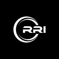 RRI Logo Design, Inspiration for a Unique Identity. Modern Elegance and Creative Design. Watermark Your Success with the Striking this Logo. vector