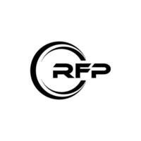 RFP Logo Design, Inspiration for a Unique Identity. Modern Elegance and Creative Design. Watermark Your Success with the Striking this Logo. vector