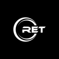 RET Logo Design, Inspiration for a Unique Identity. Modern Elegance and Creative Design. Watermark Your Success with the Striking this Logo. vector