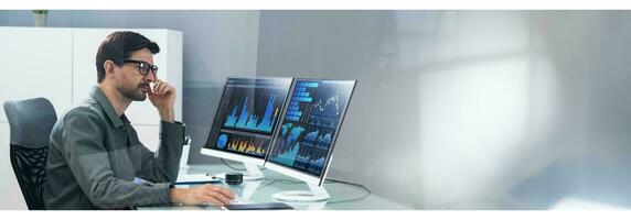 Financial investment business analytics concept photo