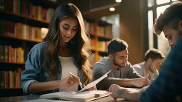 Students in university photo