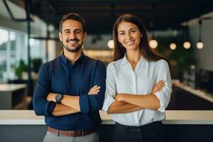 Pareja de negocio personas foto