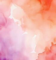 Pink watercolor paint background photo