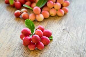 Carunda,Karonda,Carissa carandas,Apocynaceae, fruit red seed nutritious photo