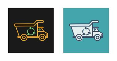 Recycling Truck Vector Icon