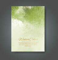 Cards with watercolor background. Design for your cover, date, postcard, banner, logo. vector