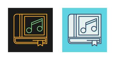 Music Book Vector Icon