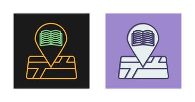 Library Location Vector Icon