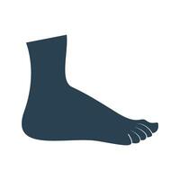 Foot,leg icon isolated on white background.. Part of body, treatment icon for web and mobile. Vector illustration.
