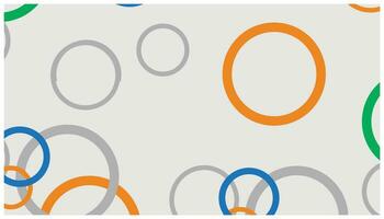 Colorful circles on a white background. Vector illustration for your design. Abstract background with colorful circles pattern.