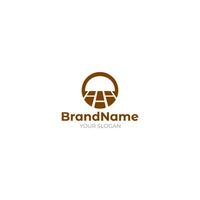 Circle Floor Logo Design Vector