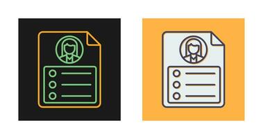 Portfolio Vector Icon