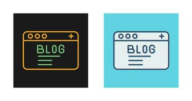 Blog Vector Icon