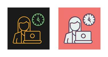 Overtime Vector Icon