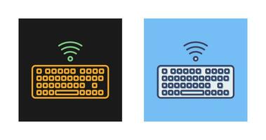 Wireless Keyboard Vector Icon