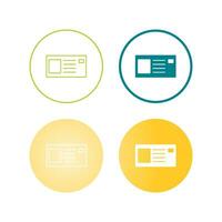 Identity Card Vector Icon